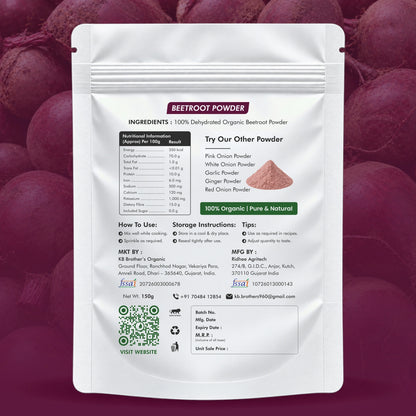 Beetroot Dehydrated Powder
