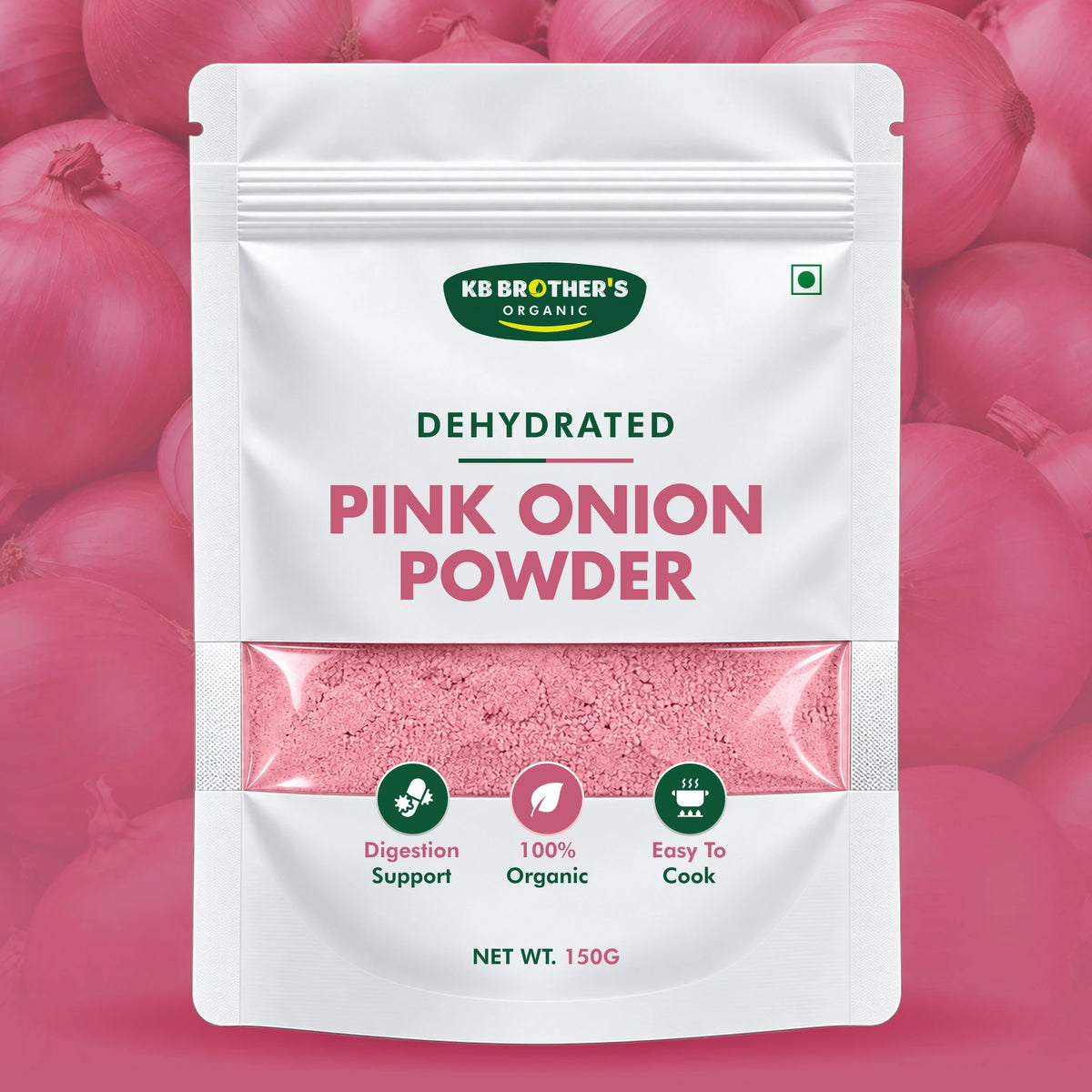 Pink Onion Dehydrated Powder