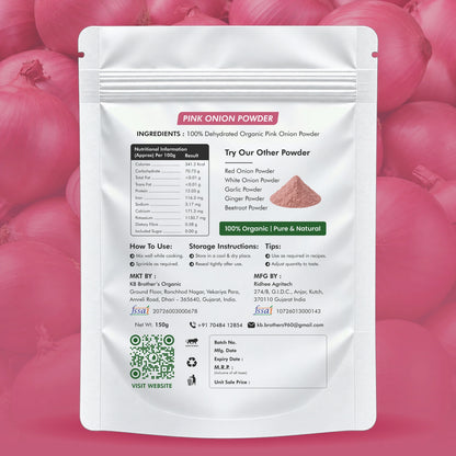Pink Onion Dehydrated Powder