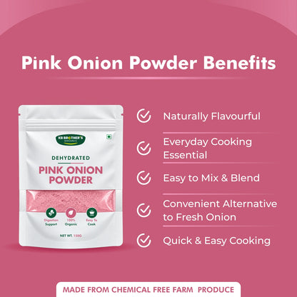 Pink Onion Dehydrated Powder